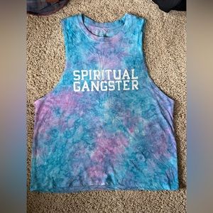 Spiritual Gangster womens tank, sz med